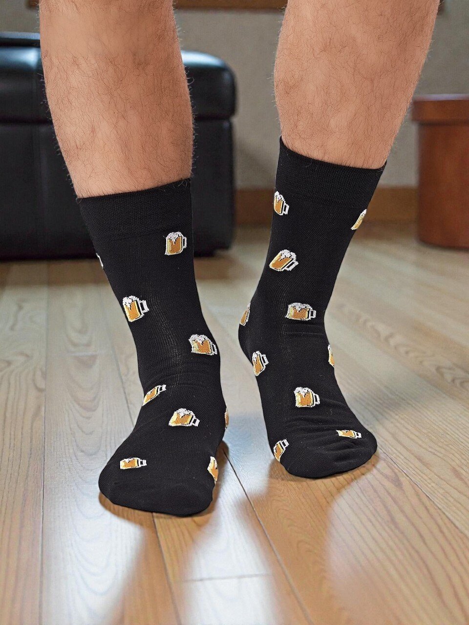 Носки для мужчин, Clever, 23Ф, черные, р. 27, К6575Л