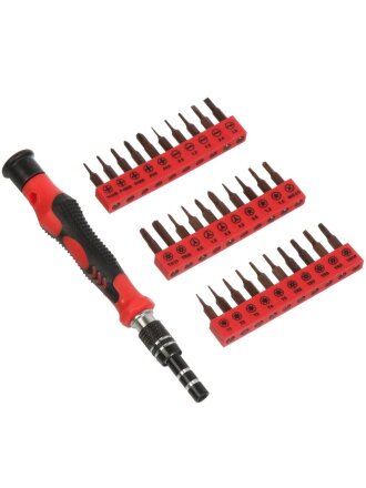 Набор инструментов Bartex, для точных работ, телефонов, часов, ноутбуков, 38 предметов