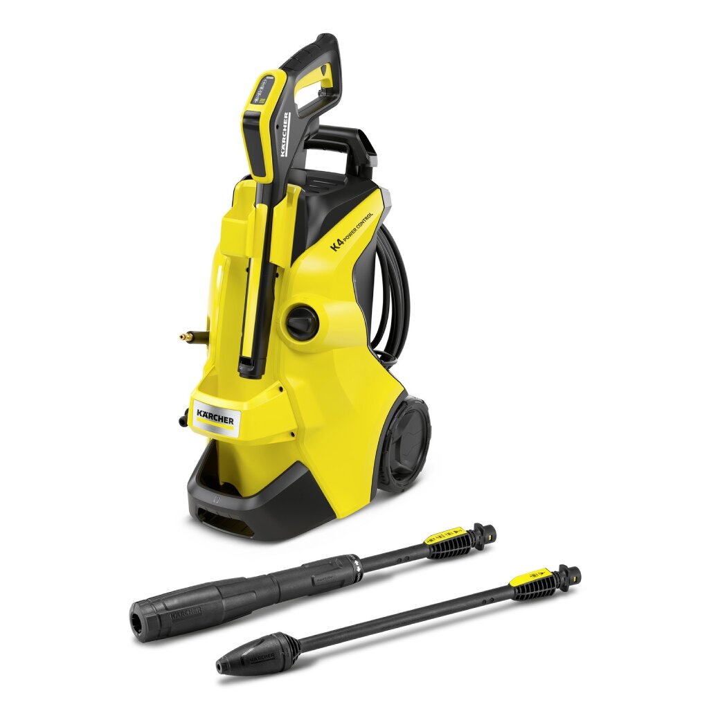 Мойка высокого давления Karcher, K4 Power Control, 1.324-030.0, 1.8 кВт, 130 бар, 420 л/ч, 2 насадки