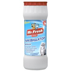 Средство для кошек, Mr.fresh, Expert Ликвидатор запаха 2 в 1, порошок, 500 г