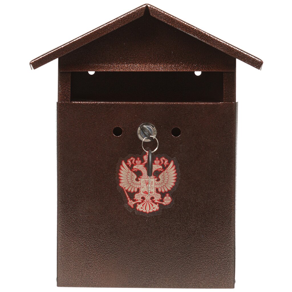 Ящик почтовый с замком, Домик-Элит ящик почтовый с замком оцинкованный
