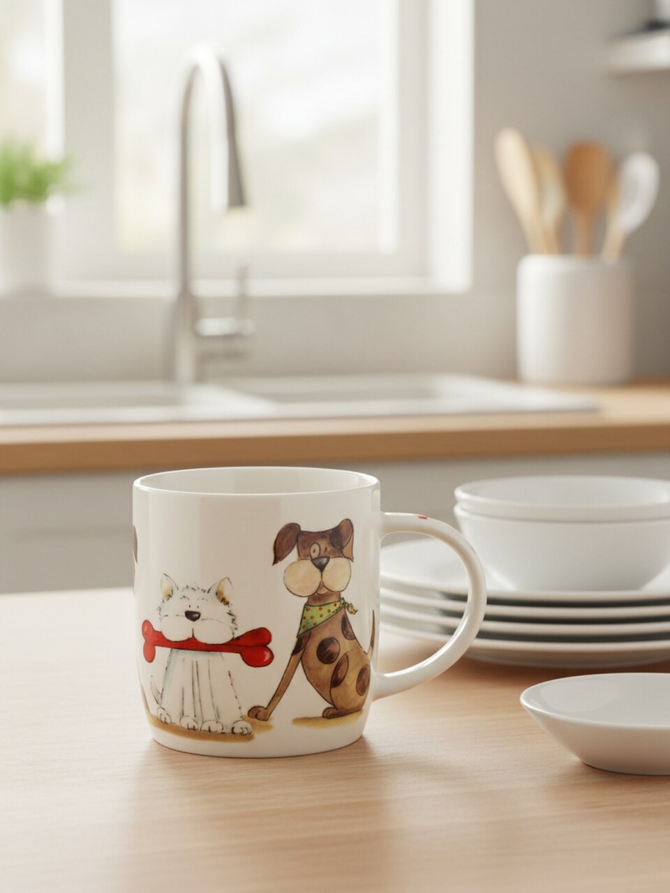 Кружка керамика, 350 мл, Зверушки, B060887