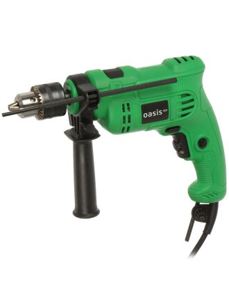 Дрель ударная, Oasis, ключевая, 600 Вт, 1 скорость