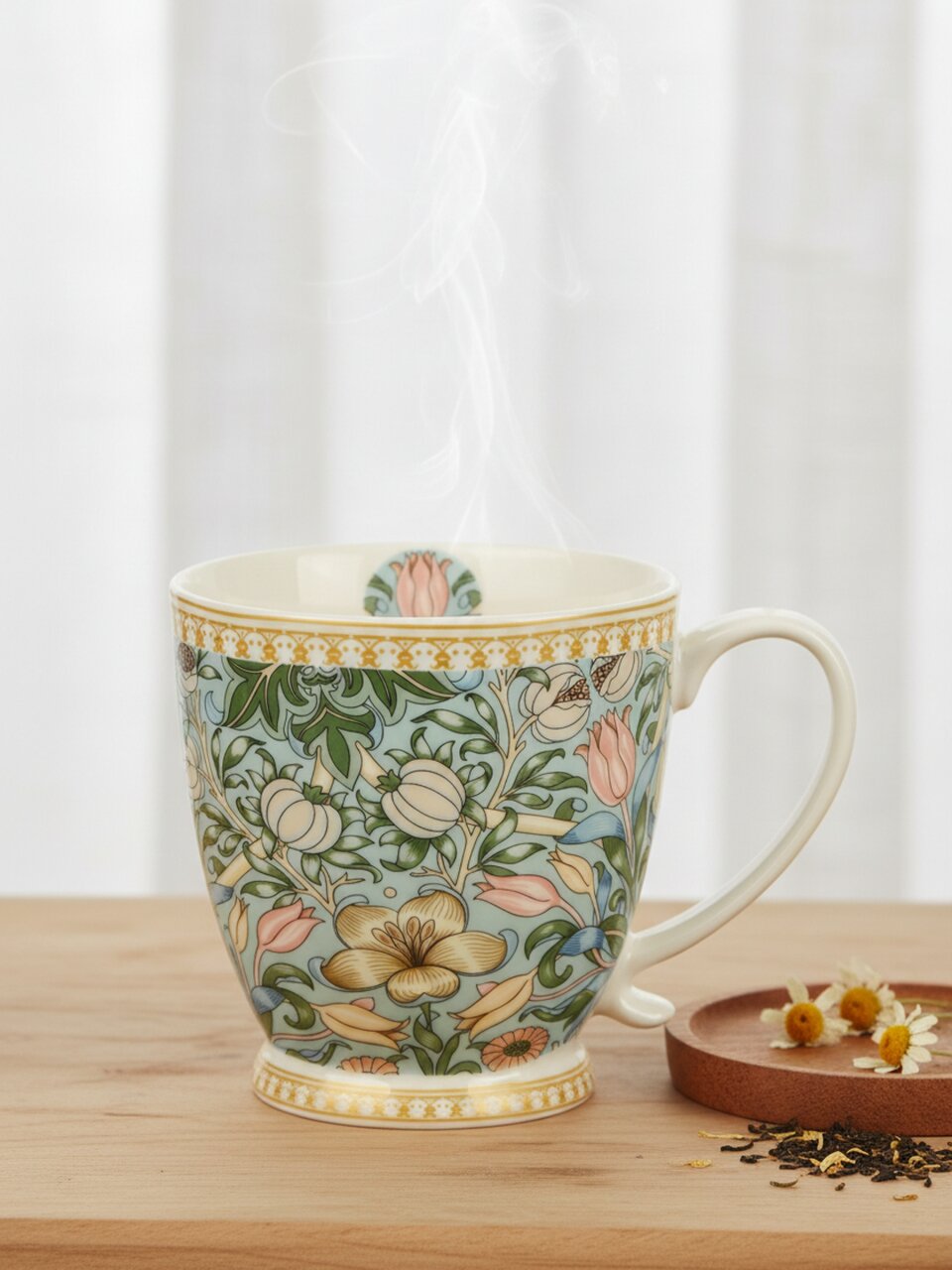 Кружка фарфор, 480 мл, Flowers, Fioretta, TDM585