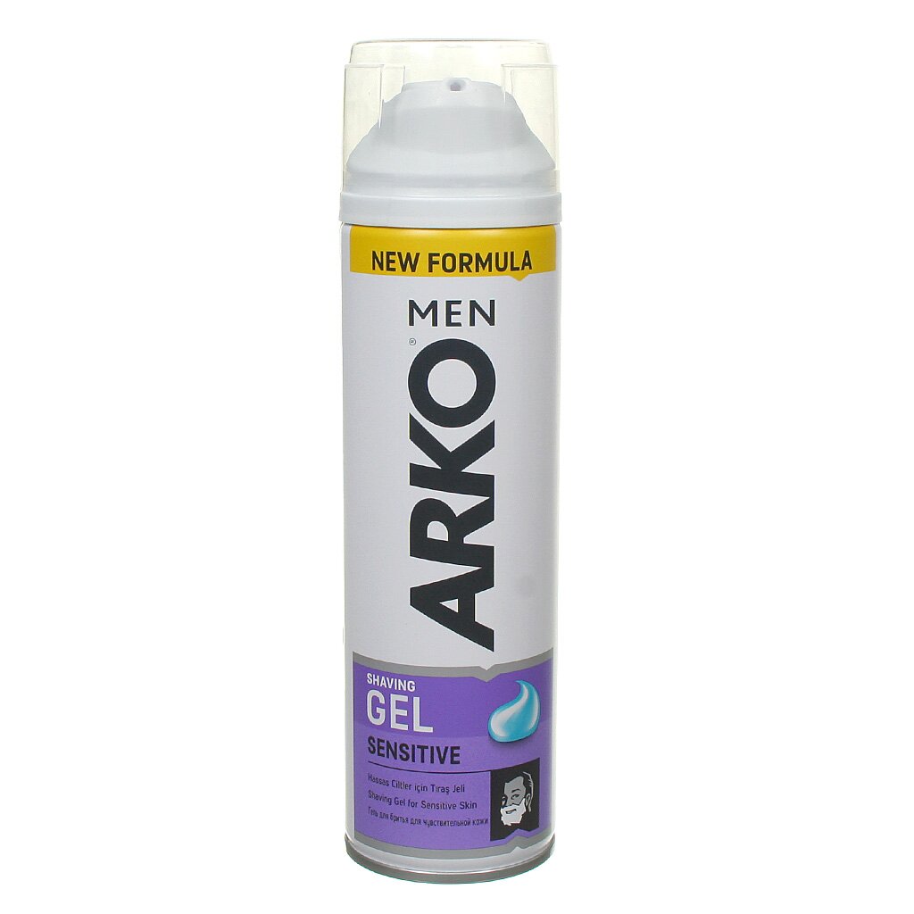 Гель для бритья, Arko Men, Sensitive, 200 мл согревающий гель для бритья men s