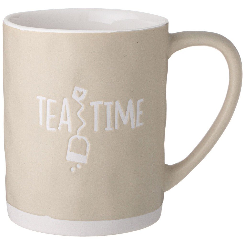 Кружки фарфор 520 мл Tea Time Lefard 260-987 кремовые 325₽