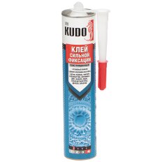 Клей KUDO, каучуковый, жидкие гвозди, бежевый, сильная фиксация, однокомпонентный, 300 мл, KUGRUB300US