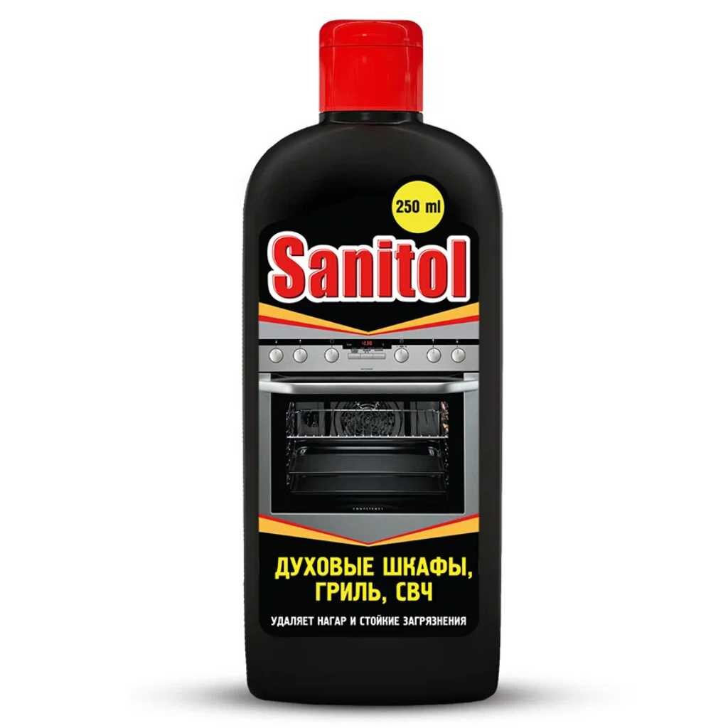 Чистящее средство для духовки и СВЧ, Sanitol, гель, 250 мл