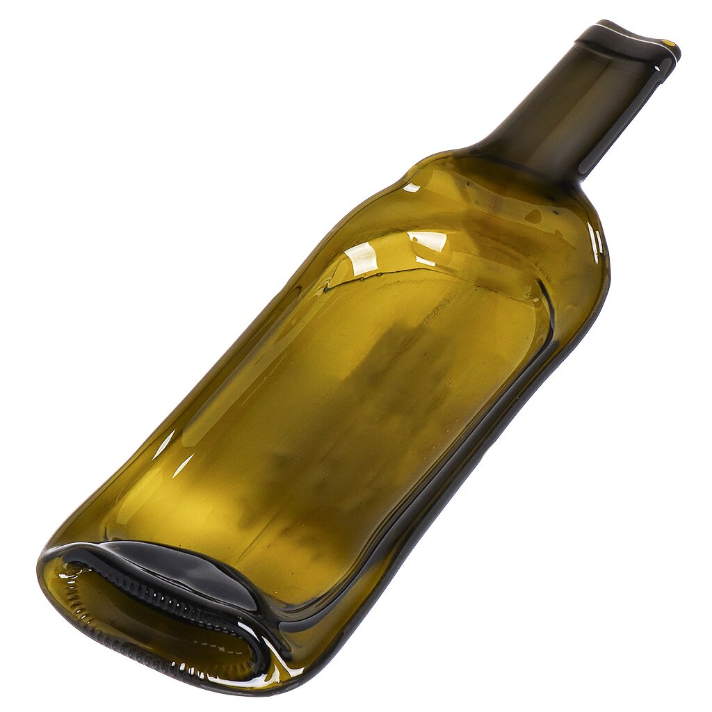 Менажница стекло, 31х15.5 см, 1 секция, Декостек, Винная бутылка