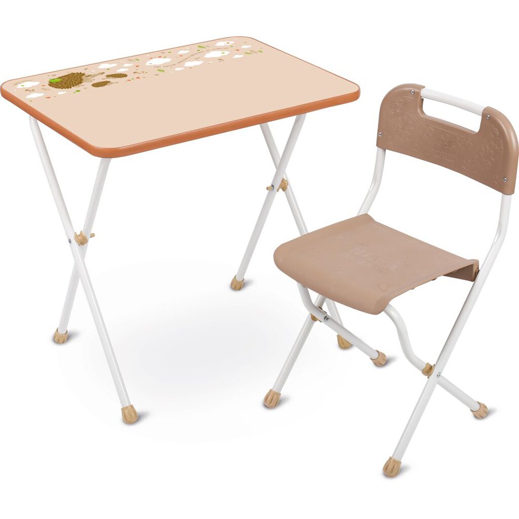 Мебель детская Nika, стол+стул, Алина, рисовать маркером на водной основе, металл, лдсп, пластик, КА2/Б