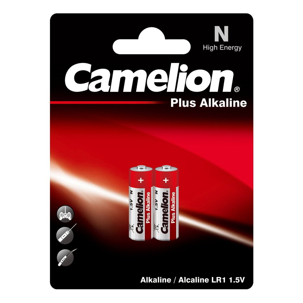Батарейка 1,5В, емкость 750мА*ч, Camelion LR1 Plus Alkaline BL-2