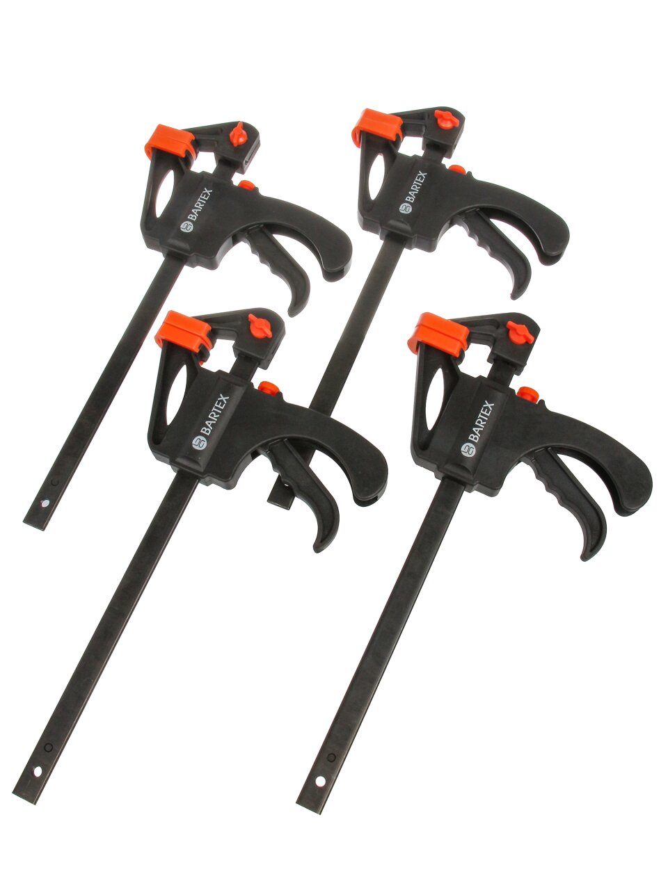 Струбцина F-образная, быстрозажимная, 200 мм, 4 шт, Bartex