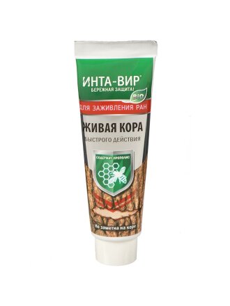 Живая кора для заживления ран, 100 г, Инта-вир
