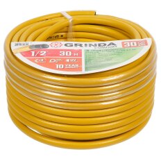 Шланг поливочный, 1/2 '', 30 атм, армированный, 30 м, 3 слоя, Grinda, Comfort, ПВХ, 8-429003-1/2-30_z02