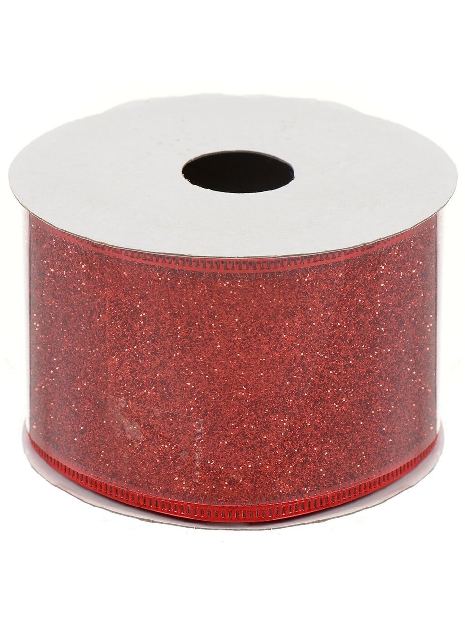 Лента декоративная полиэстер, 270х5 см, красная, Y4-4224