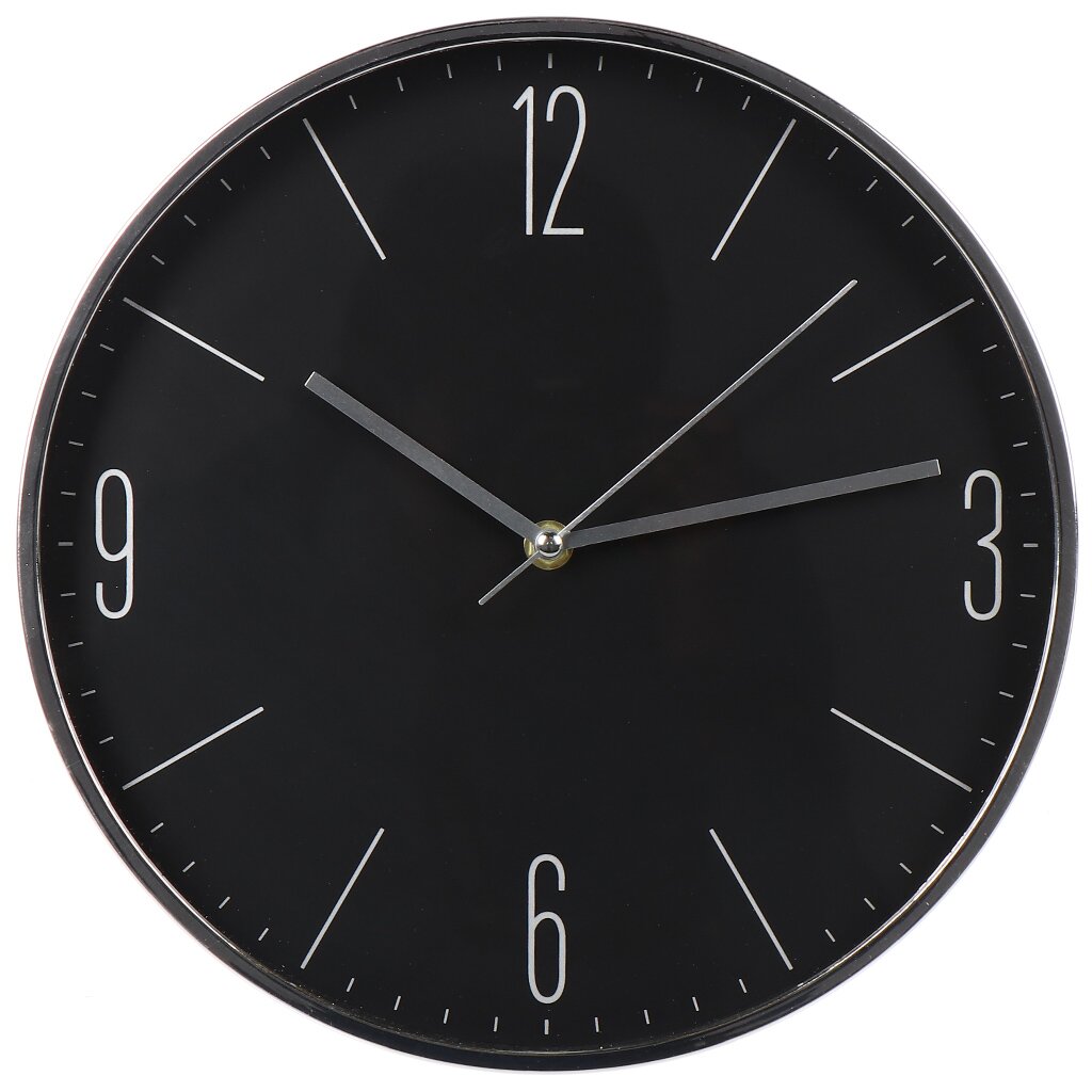Часы настенные, кварцевые, 30 см, круглые, полимер, Y4-6867 часы настенные кварцевые 35х57 см прямоугольные мдф topposters bl 2595