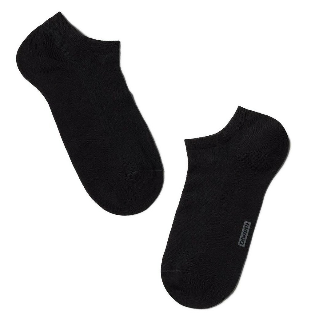 Носки для мужчин, короткие, хлопок, Diwari, Active, 484, черные, р. 27, 19С-181СП