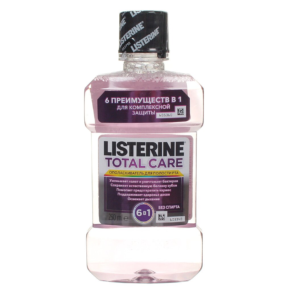 Ополаскиватель для полости рта Listerine, Total Care, 250 мл