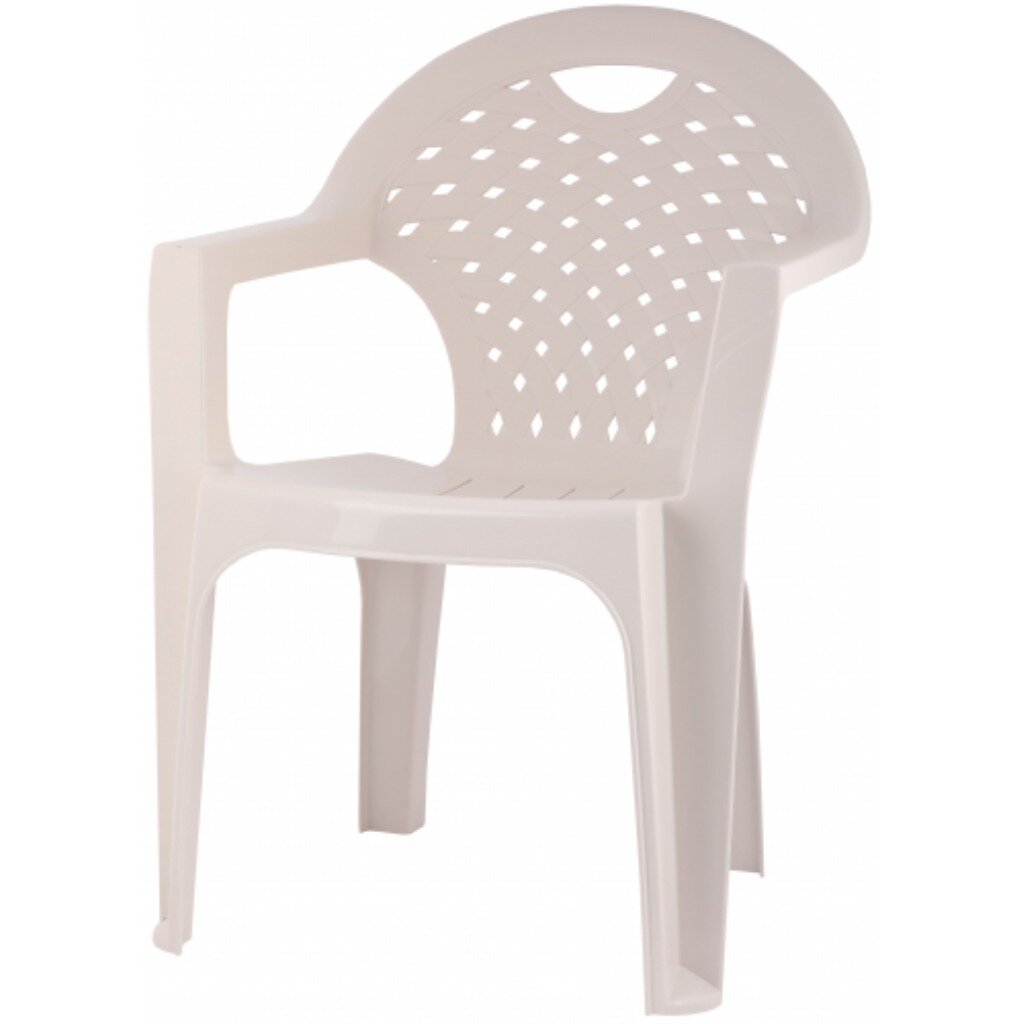 Кресло пластик, Альтернатива, 80х56х56.5 см, бежевое, 106 кг, М8150