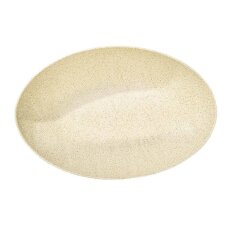 Салатник фарфор, овальный, 6 см, 25х16.5, Sandstone, Wilmax, WL-661320 / A, песочный