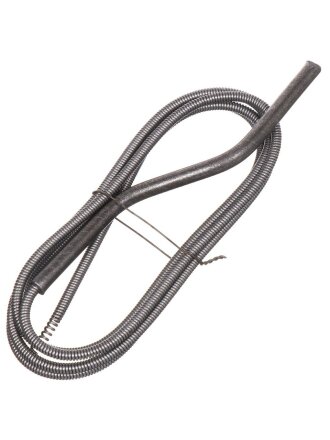 Трос сантехнический диаметр 6 мм, пружина, 1 мм, 2.5 м, СантехКреп, 3.1.2.3.