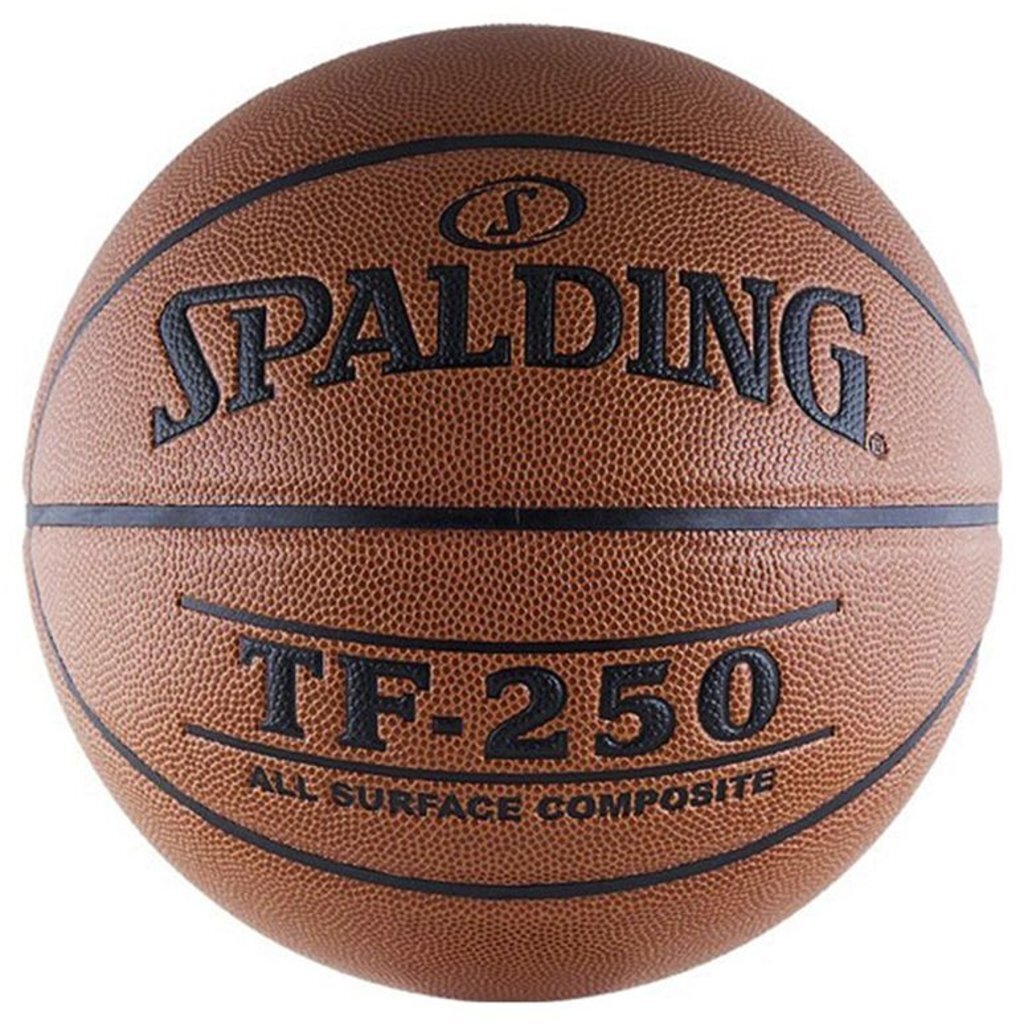 Мяч баскетбольный Spalding проф. TF-250 ALL SURF,р-р 6,композ.кожа(полиуретан), 74-532Z, 00-00006999