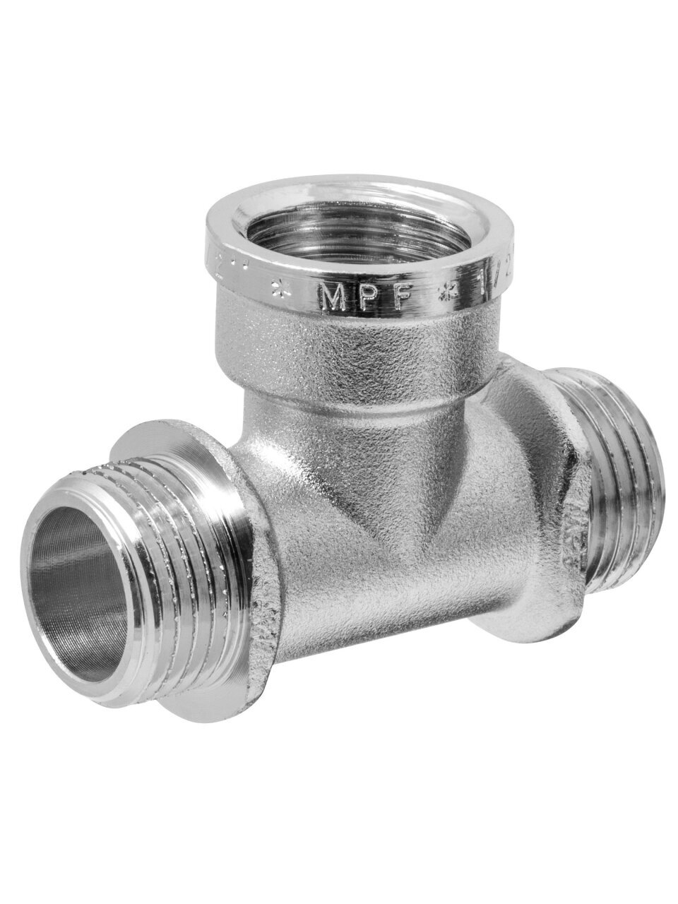 Тройник 1/2&amp;quot; н/в/н с ограничителем MPF инд.уп.