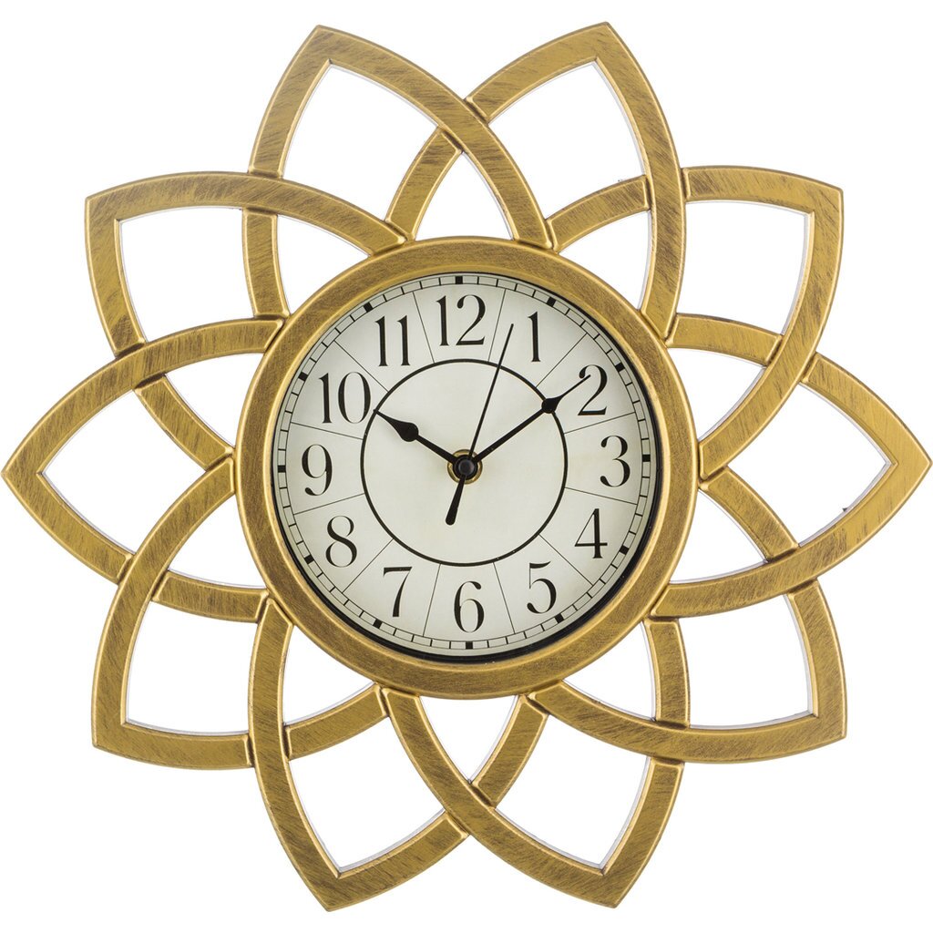 Часы настенные кварцевые italian style 34x36x5 см.диаметр циферблата: 15 см, 220-131
