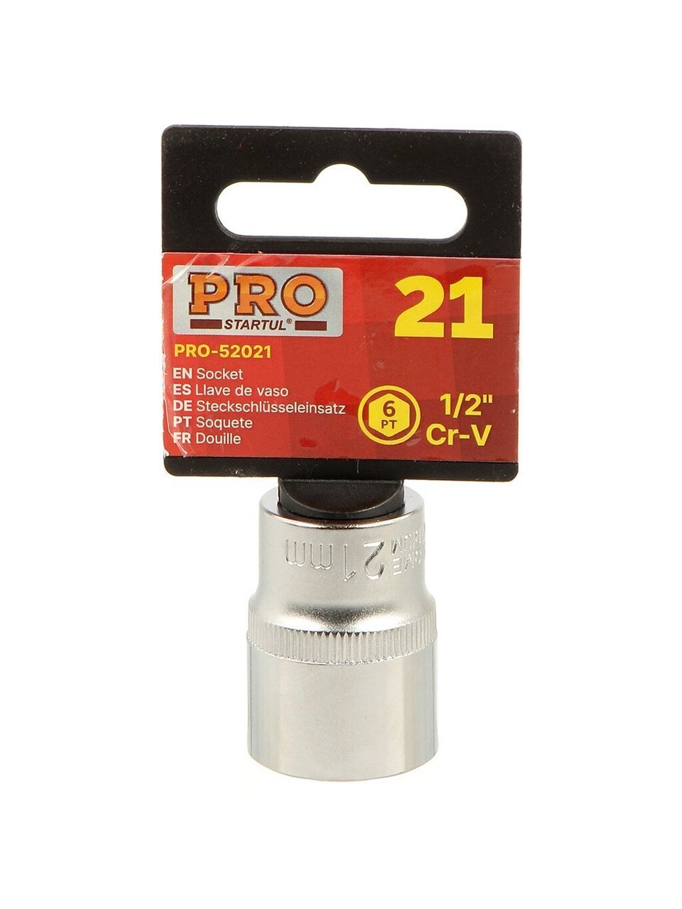 Головка торцевая 6-гранная, 1/2&amp;quot;, 21 мм, Startul, PRO-52021