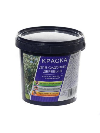 Побелка садовая для деревьев краска, 1.5 кг, Ореол, 63562