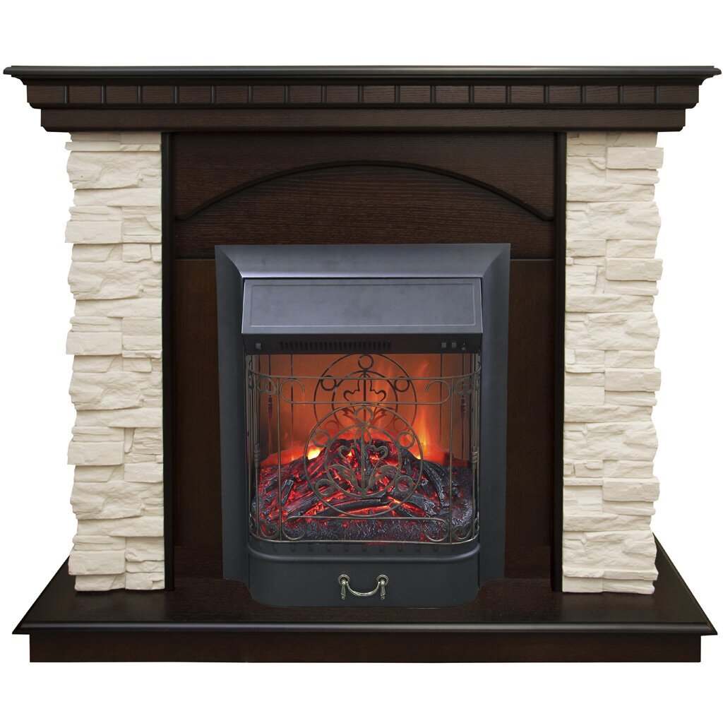Электрокамин RealFlame, Elford STD AO, Majestic S LUX BL