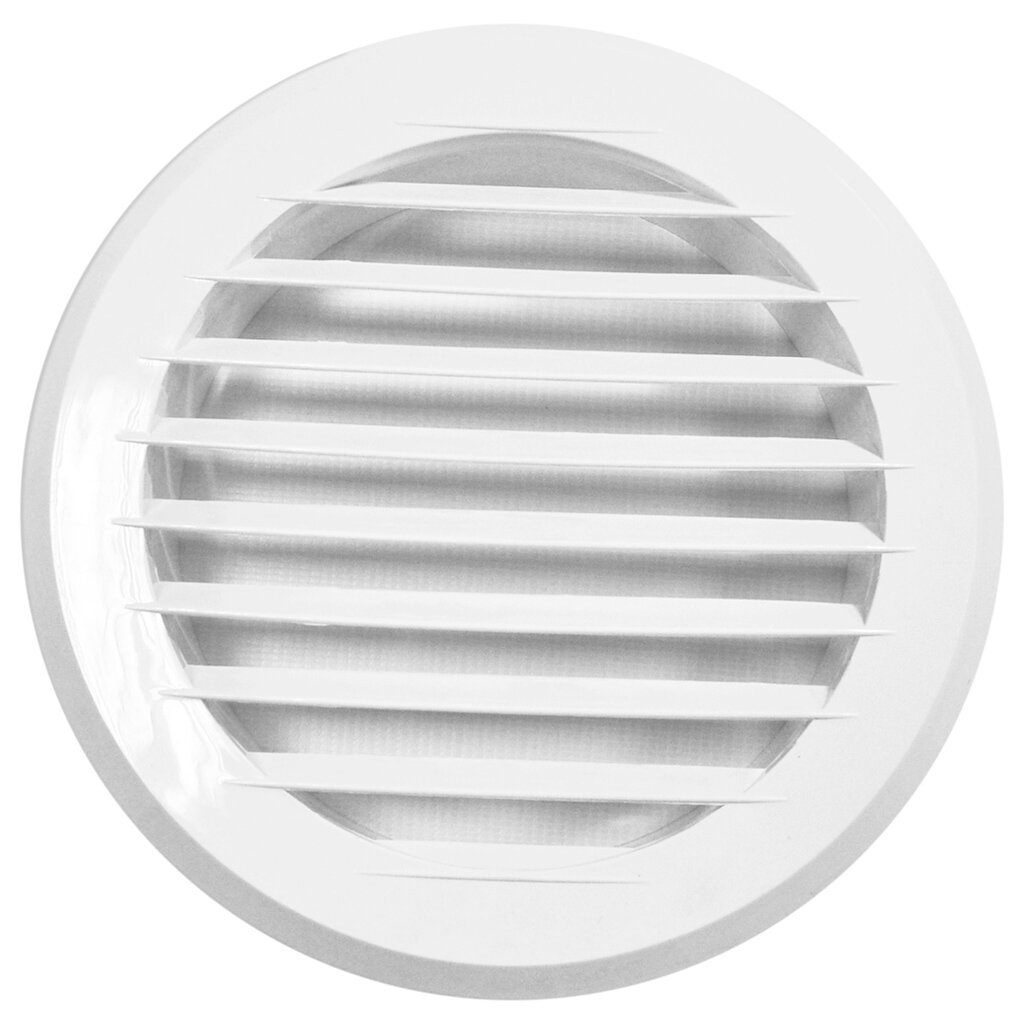 Диффузор вентиляционный пластик, установочный диаметр 125 мм, с фланцем d170 мм, Viento, 170/125КФ решетка вентиляционная пластик установочный диаметр 125 мм с сеткой эра 12ркс
