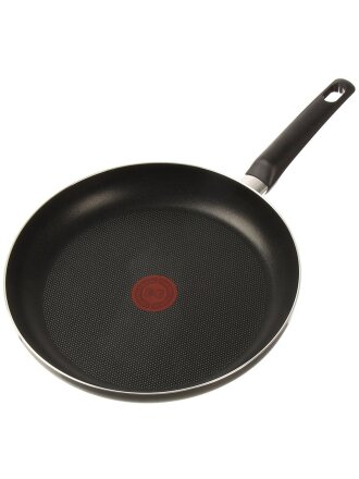 Сковорода алюминий, 28 см, антипригарное покрытие, Tefal, Easy Plus, 042 37 124