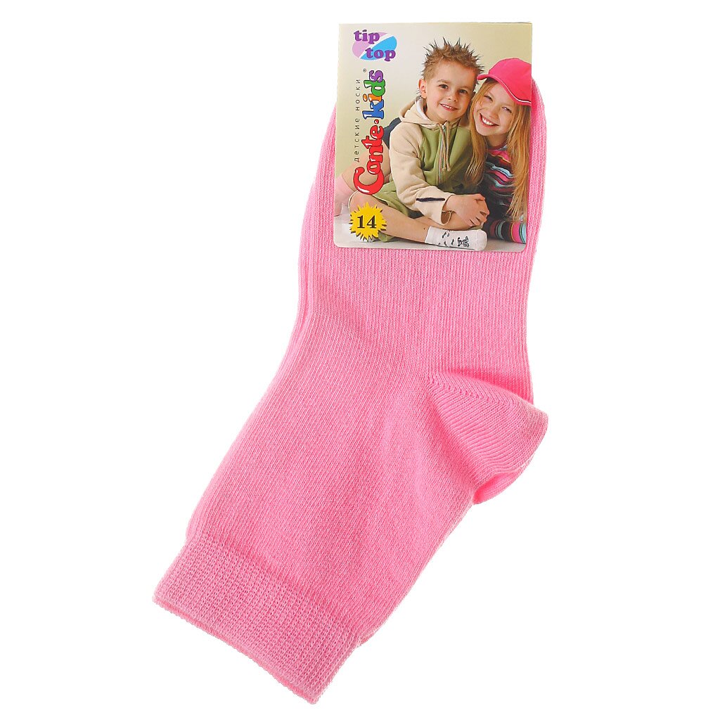Носки детские хлопок, Conte-kids, Tip-Top, 000, светло-розовые, р. 14, 5С-11СП