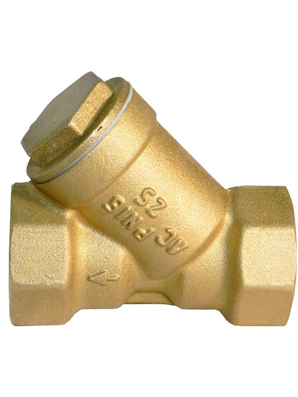 Фильтр косой для воды, 3/4&amp;quot;, г-г, латунь, БАЗ