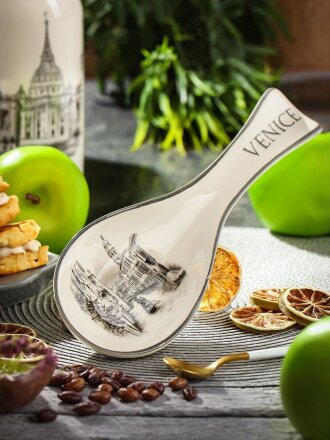 Подставка для ложки, доломит, Daniks, Фьюжн