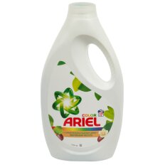 Гель для стирки Ariel, 1.105 л, для цветного и белого белья, Color, Ваниль и кедровое дерево