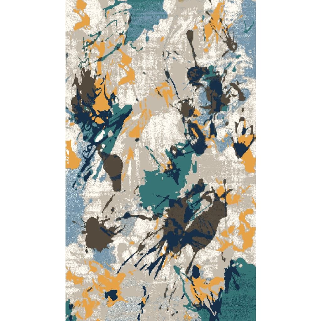 Ковер интерьерный 1.33х1.9 м, Silvano, Чернила, прямоугольный, цветной, 034210B ковер интерьерный 2х3 м silvano sedna carving прямоугольный цв m turquoise d grey зеленый 08448a