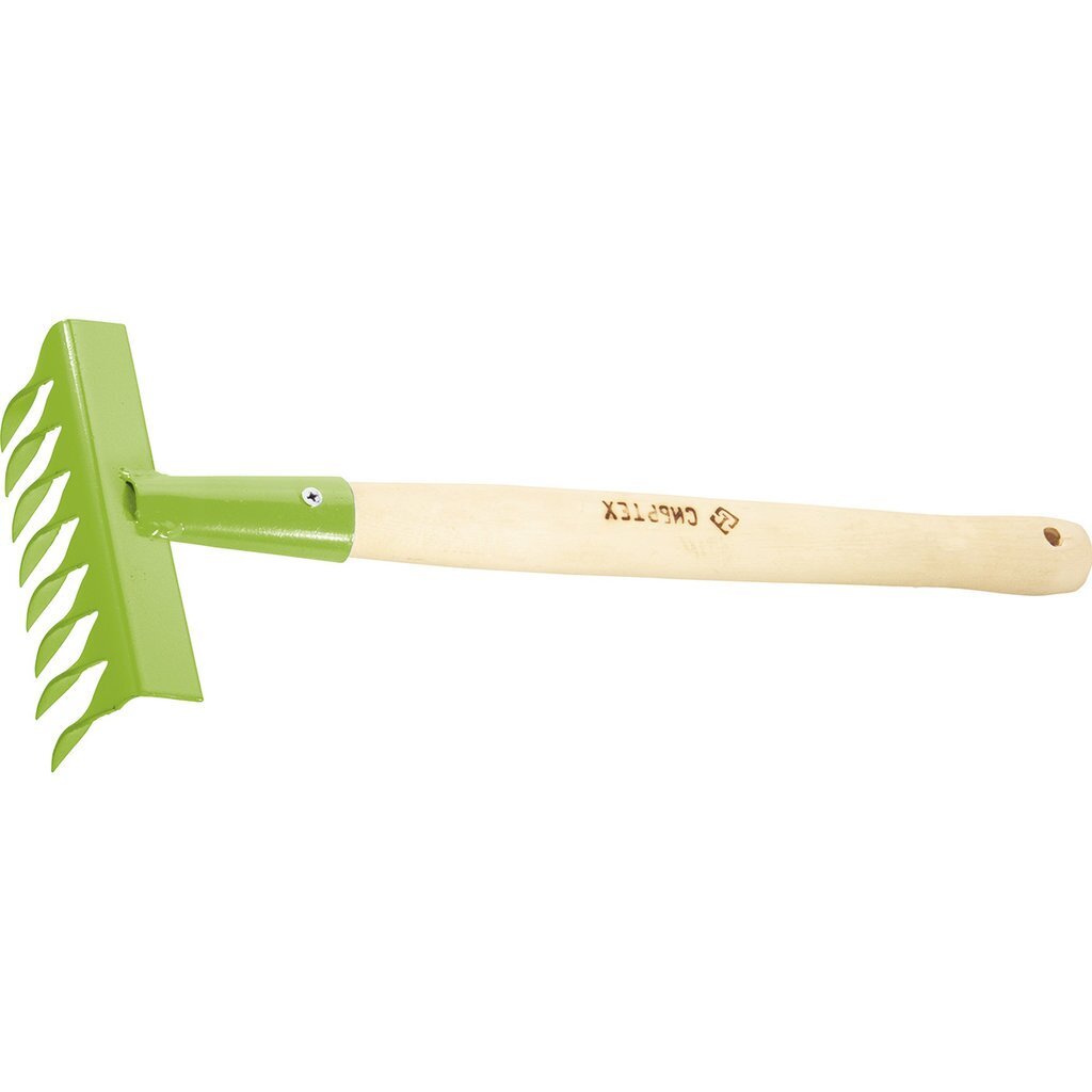 Грабли витые 8-зубые, 160х390 мм, стальные, деревянная рукоятка, АГРОНОМ, Россия, Сибртех, 61761