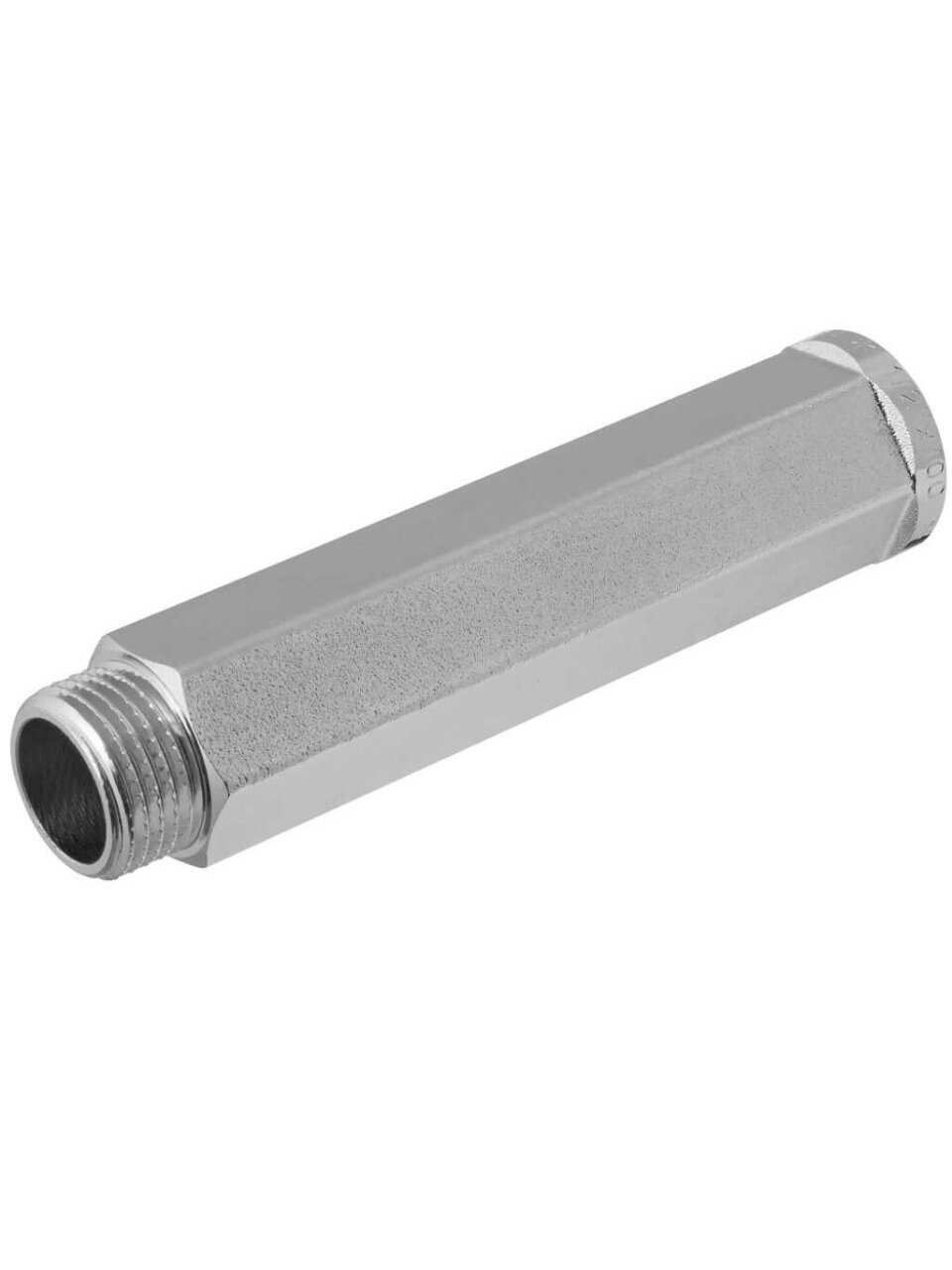 Удлинитель 1/2'', г-ш, никель, латунь, 100 мм, шестигранный, MasterProf