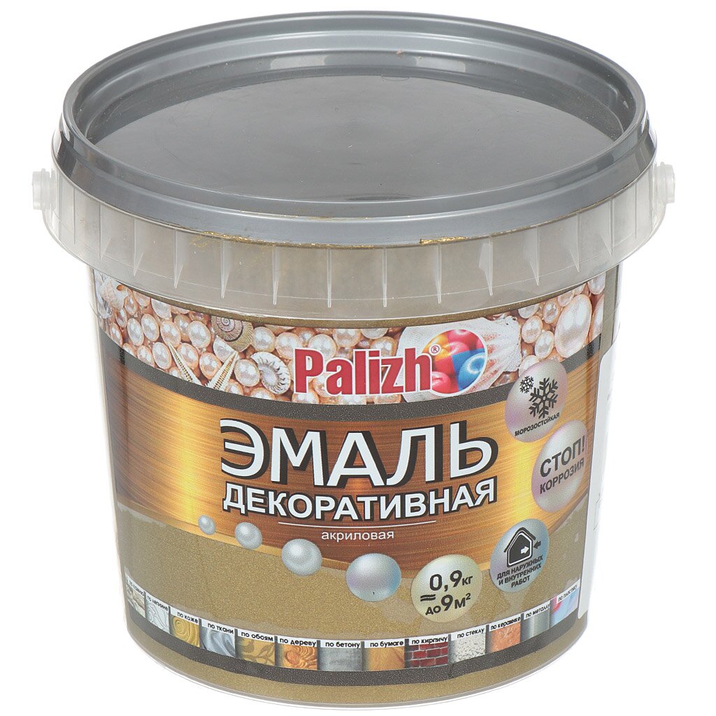 Эмаль Palizh Перламутр №96 античное золото, 1 л