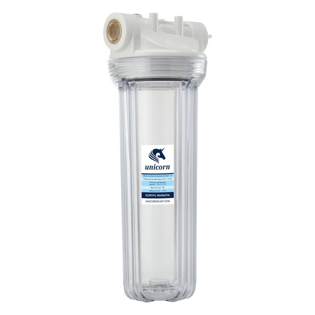 Колба фильтра для воды Unicorn, для холодной воды, 10, 3/4", 1 ступ, FH2P 3/4