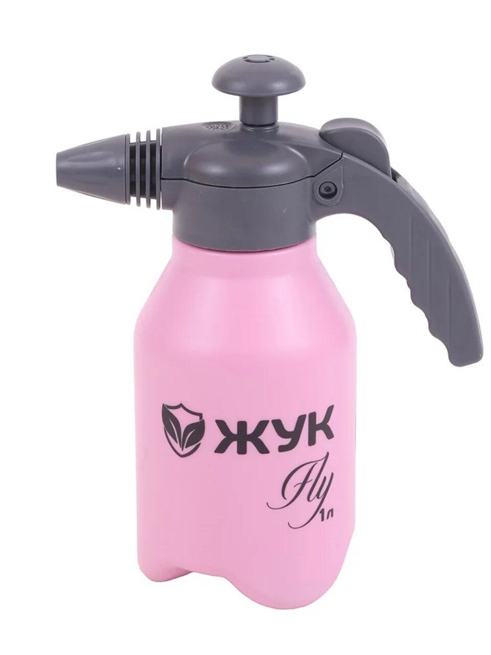 Опрыскиватель садовый Жук 1 л пластик Fly 9897-00 розовый 355₽