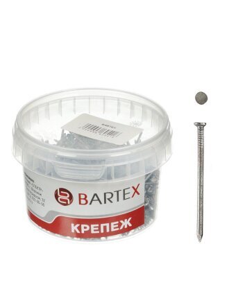 Гвоздь строительный, диаметр 1.4х32 мм, 0.3 кг, в банке, Bartex