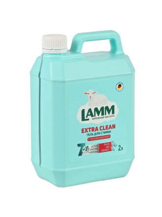 Гель для стирки Lamm, 2 л, универсальный, с пятновыводителем