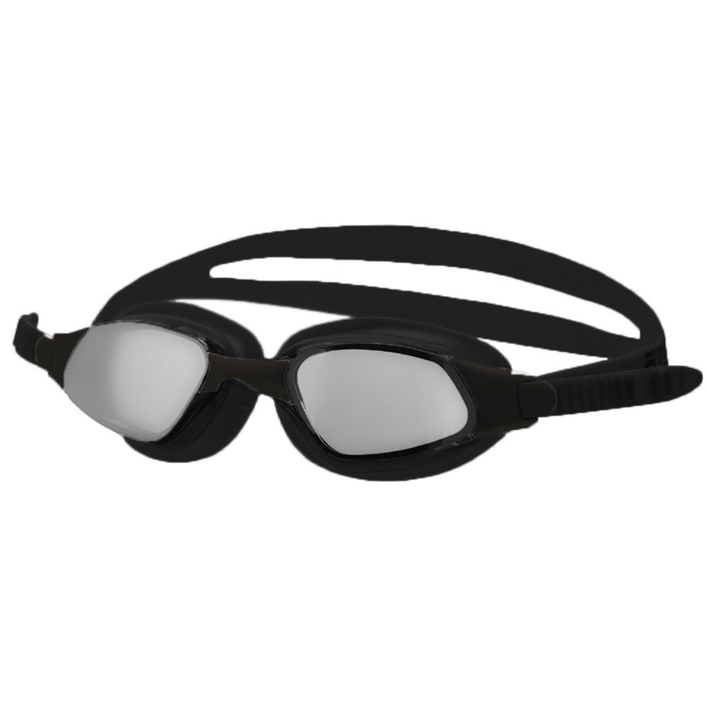 Очки для плавания Atemi, зерк., силикон (чёрн), B302M, 00000136584