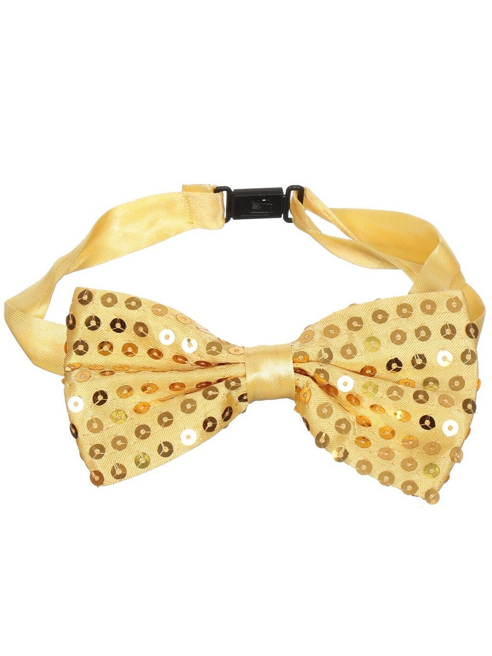Карнавальный костюм Галстук-бабочка, 10 см, золото, 75509