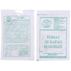 Семена Томат, Де-Барао розовый, 0.1 г, белая упаковка, Седек