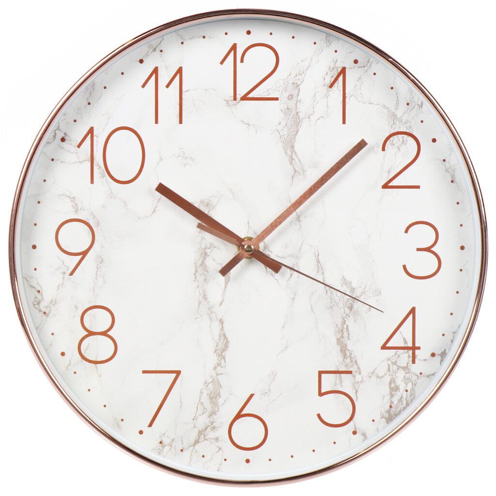 Часы настенные, кварцевые, 30 см, круглые, полимер, Y4-6871 часы настенные кварцевые 35х57 см прямоугольные мдф topposters bl 2595