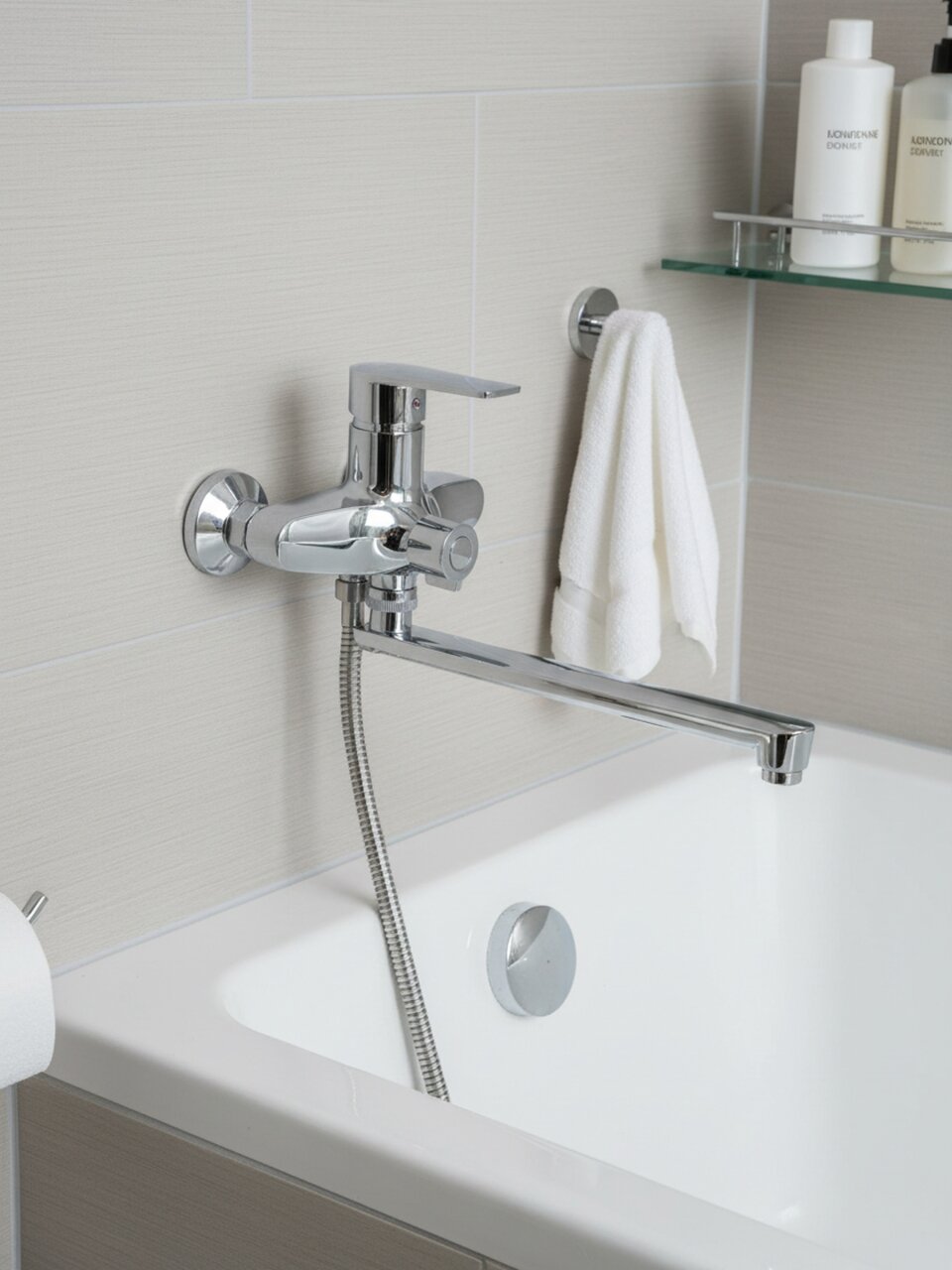 Смеситель для ванны, Solone, с картриджем, пластиковый корпус, PLA-7202